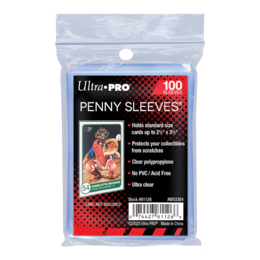 ULTRA PRO - PENNY SLEEVES FUNDAS ECONÓMICAS ESTANDAR 2,5" X 3,5" (100 unidades)