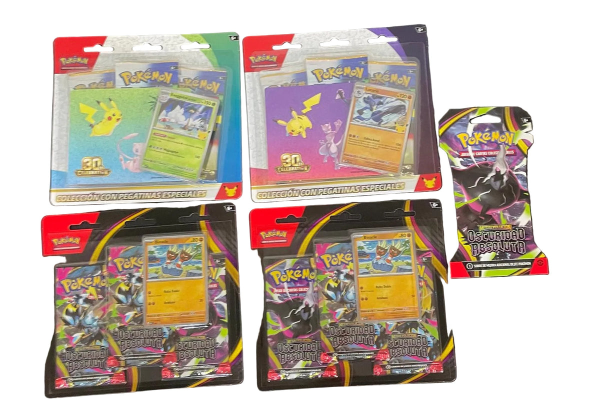 Pack Pokémon 30 Aniversario y Oscuridad Absoluta - ESPAÑOL